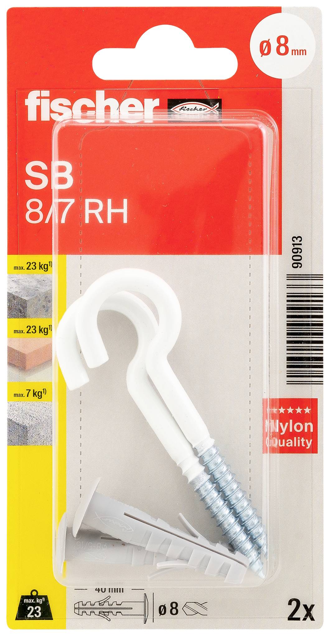 Fischer 090913 SB 8/7 K NV razuporna tipla 40 mm 1 Set-1