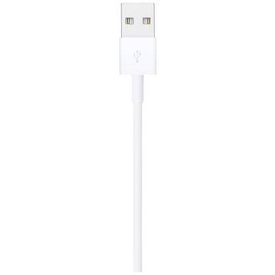 Bijeli USB kabel s standardnim USB utikačem, pogodan za punjenje ili sinkronizaciju uređaja.