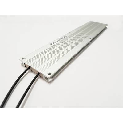 Pravokutni srebrni radijator s natpisom 'WiDop WP-R-150S' koji ima dva crna kabela s jedne strane.