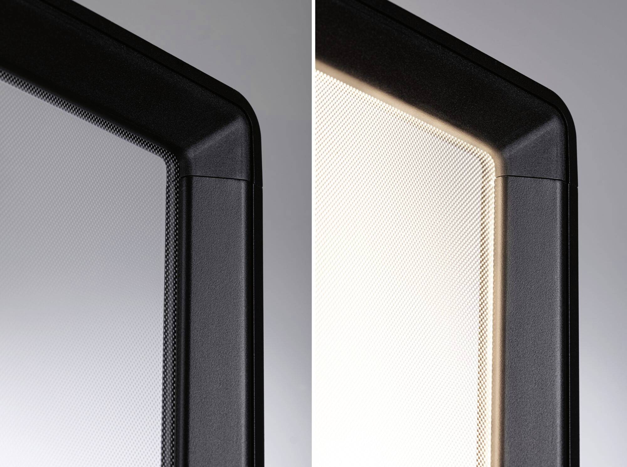 'Dvije približne snimke zaslona elektroničkih čitača: lijevo s tamnim pozadinskim osvjetljenjem, desno sa svijetlim pozadinskim osvjetljenjem.'