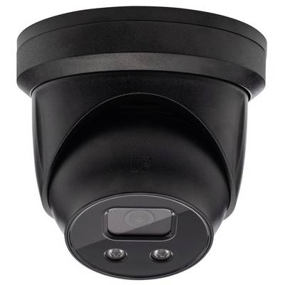 Crna sigurnosna kamera s lećama i dvije LED lampe, pogodna za nadzor sigurnosti.