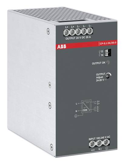 ABB 1SVR320761R1000 Schakelnetvoedingsmodule 24 V/DC 30 A 480 W afbeelding