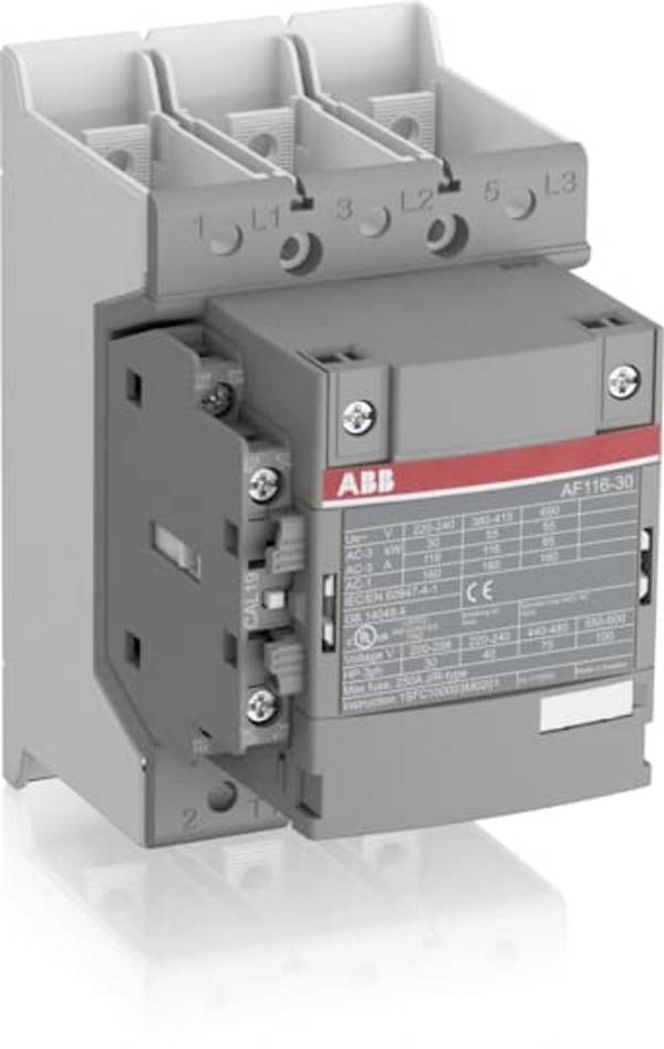 ABB AF116-30-11B-13 kontaktor 4 zatvarač, 1 otvarač 55 kW 1 St.