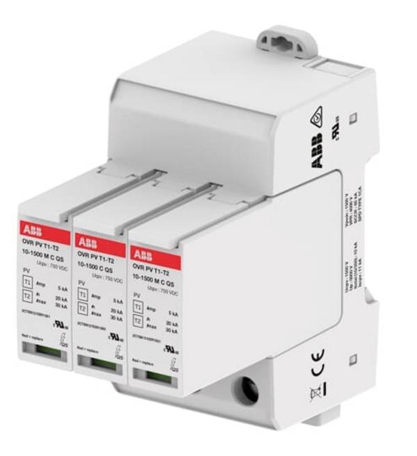 ABB 2CTB812100R1500 OVR PV T1-T2 10-15 zamjenski zaštitni modul   20 kA  1 St.