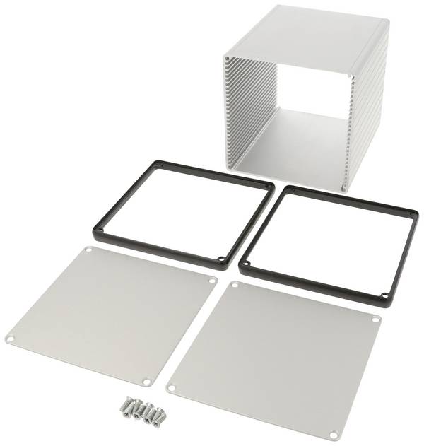 Hammond Electronics 1455NS1201 univerzalno kućište 120 x 103 x 103 aluminij ekstrudirani bistra 1 St.