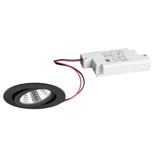 Brumberg 39363183 39363183 LED-inbouwlamp LED Zonder 6 W Zwart afbeelding