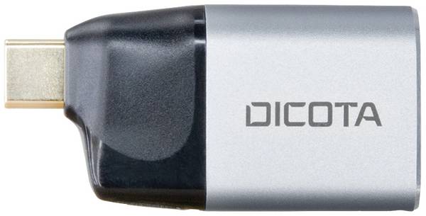 Dicota D32047 USB-C® / HDMI adapter [1x muški konektor USB-C® - 1x ženski konektor HDMI] srebrna 4K UHD, s utičnicom za punjenje 0 mm