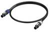 Neutrik 1036398 struja priključni kabel crna 1.00 m