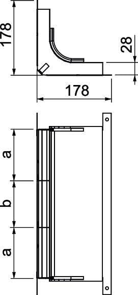 OBO Bettermann 7400657 Boog (b x h) 350.00 mm x 28.00 mm 1 stuk(s)