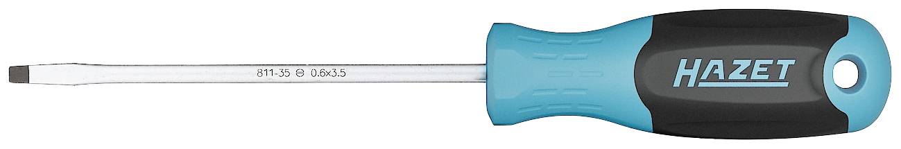 Hazet 811-35 Werkplaats Platte schroevendraaier Kopbreedte: 3.5 mm Koplengte: 100 mm