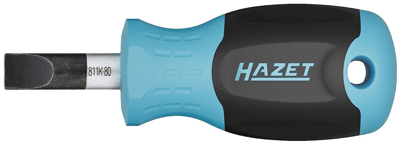 Hazet 811K-80 Werkplaats Platte schroevendraaier Kopbreedte: 8 mm