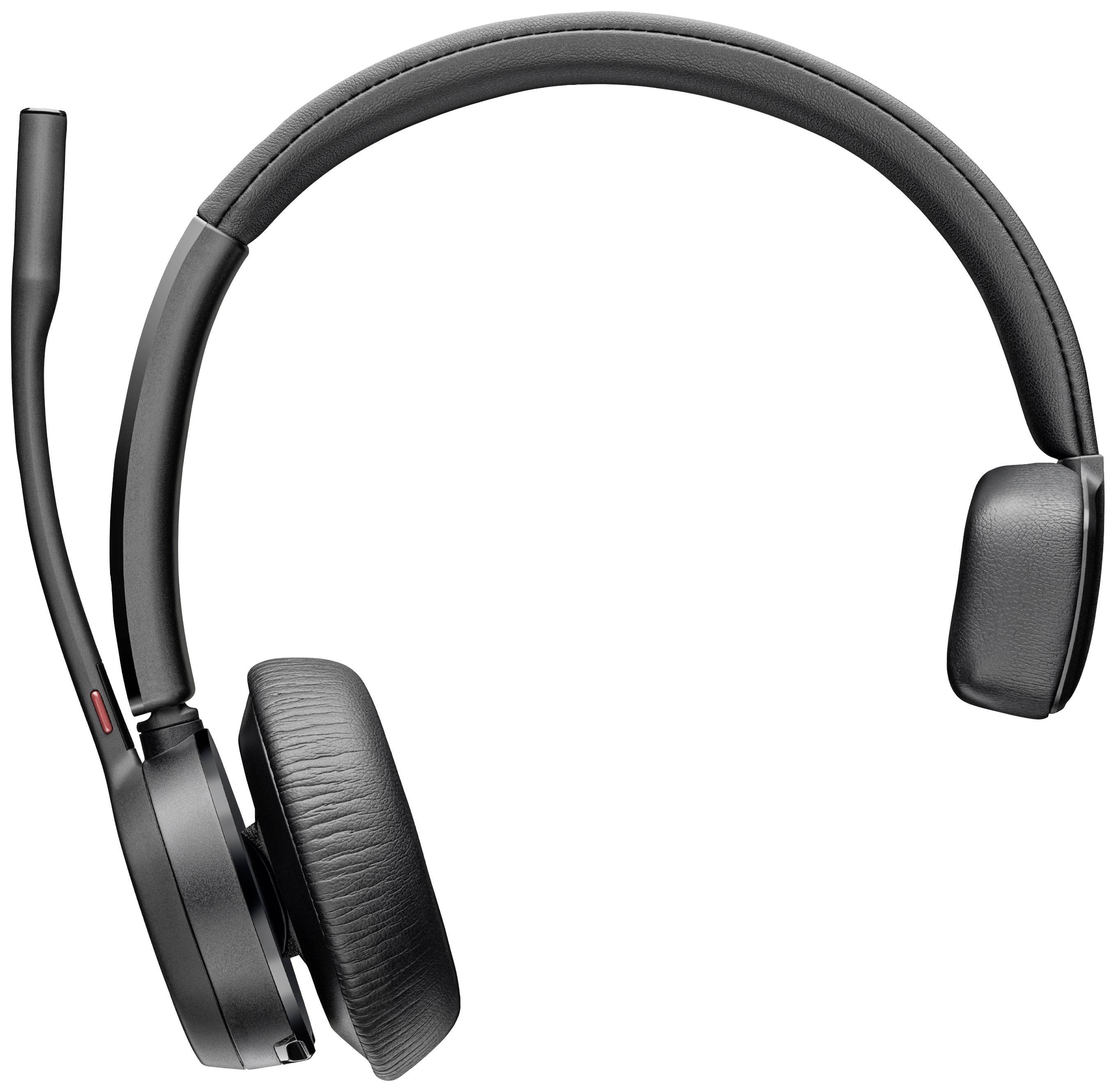 Crno over-ear slušalice s mikrofonskom rukom, pogodne za profesionalne telefonske pozive ili online sastanke.