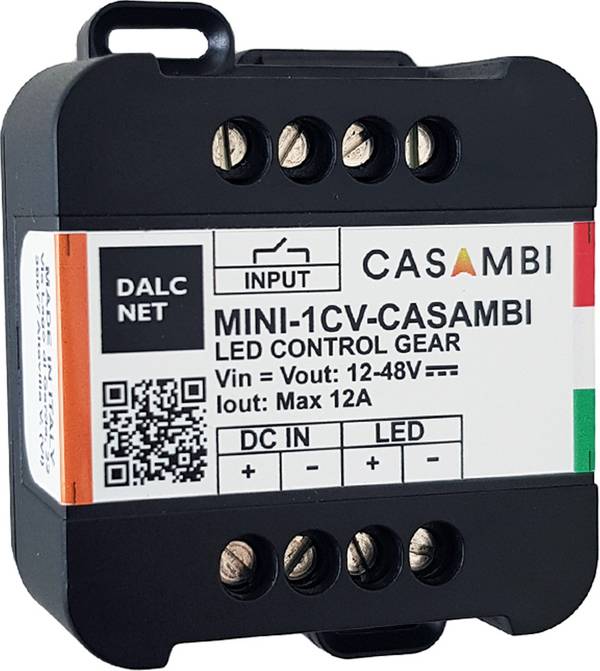 Dalcnet KNX MINI-1CV-CASAMBI prigušivač 1-kanalni  Synergy21 LED Controller MINI-1CV-Casambi*