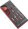 Facom komplet adaptera za nasadni ključ 1/4" (6.3 mm) 46-dijelni MODM.R161-36