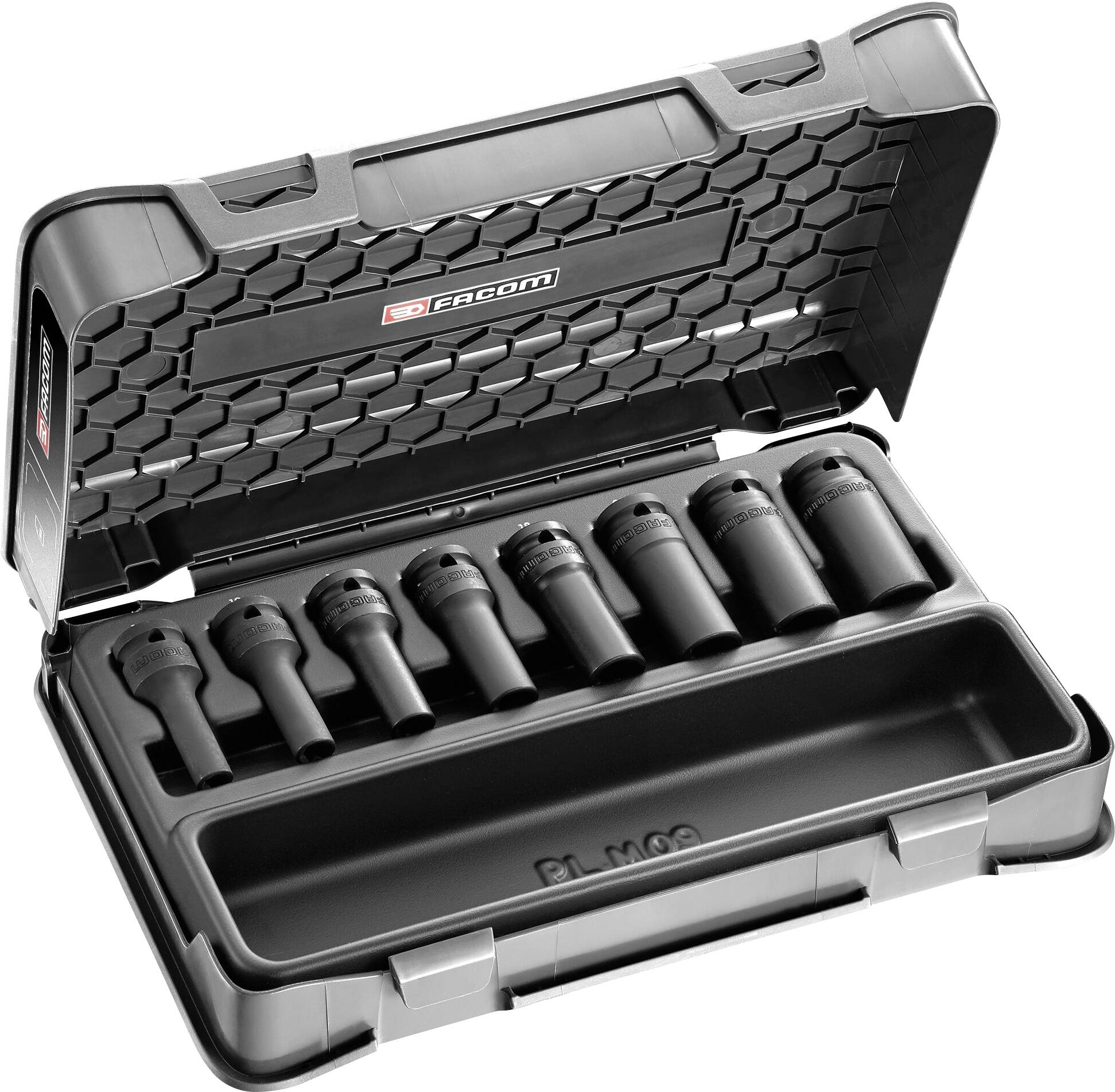 Facom NSTXL.J8APB Dopsleuteladapterset 1/2 (12,5 mm) 8-delig