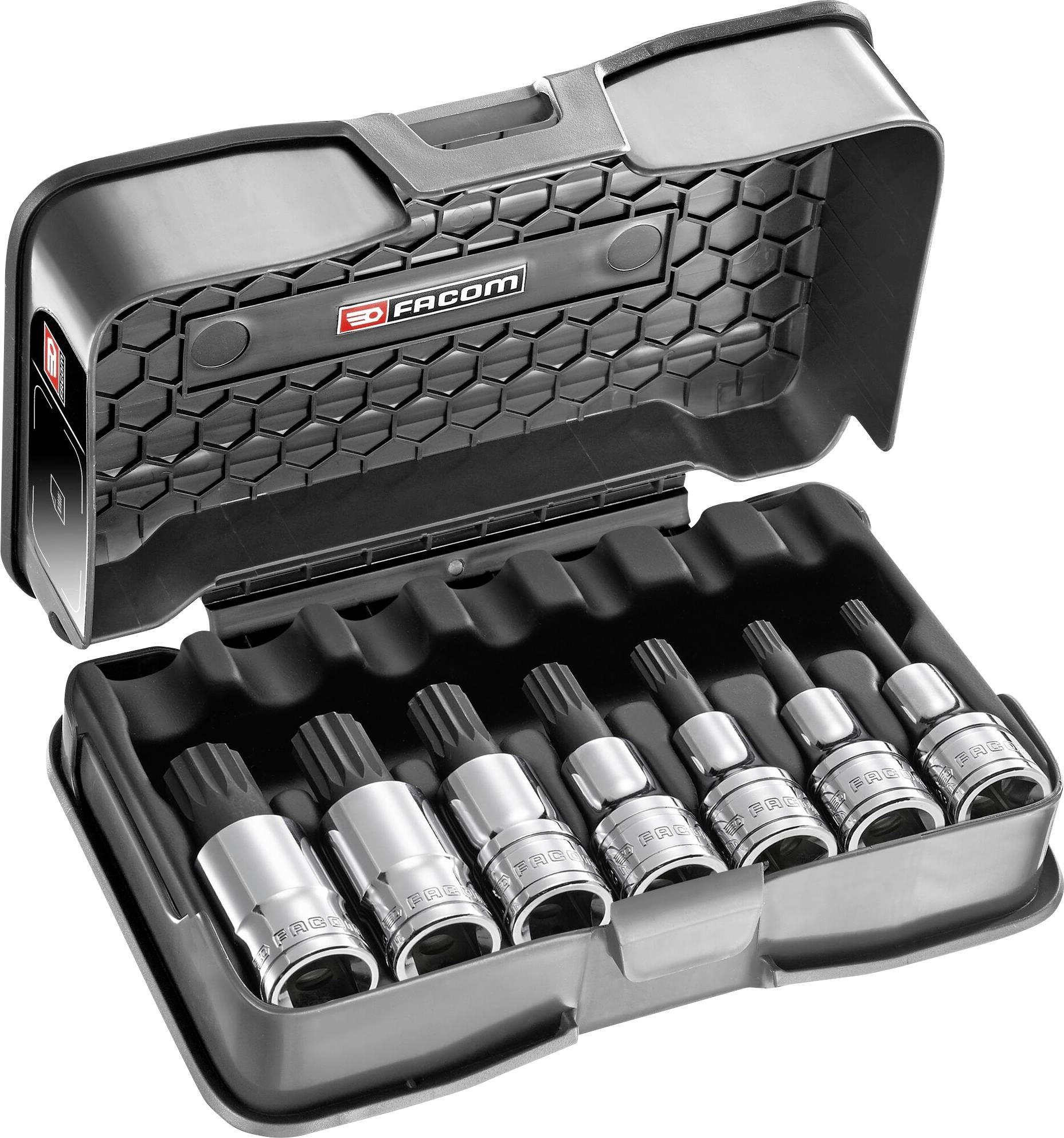 Facom SV.J7APB Dopsleuteladapterset Metrisch 1/2 (12,5 mm) 7-delig