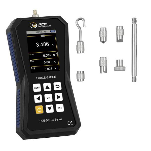 PCE Instruments PCE-DFG 5 X mjerač sile 0 - 5 N tvornički standard (vlastiti)