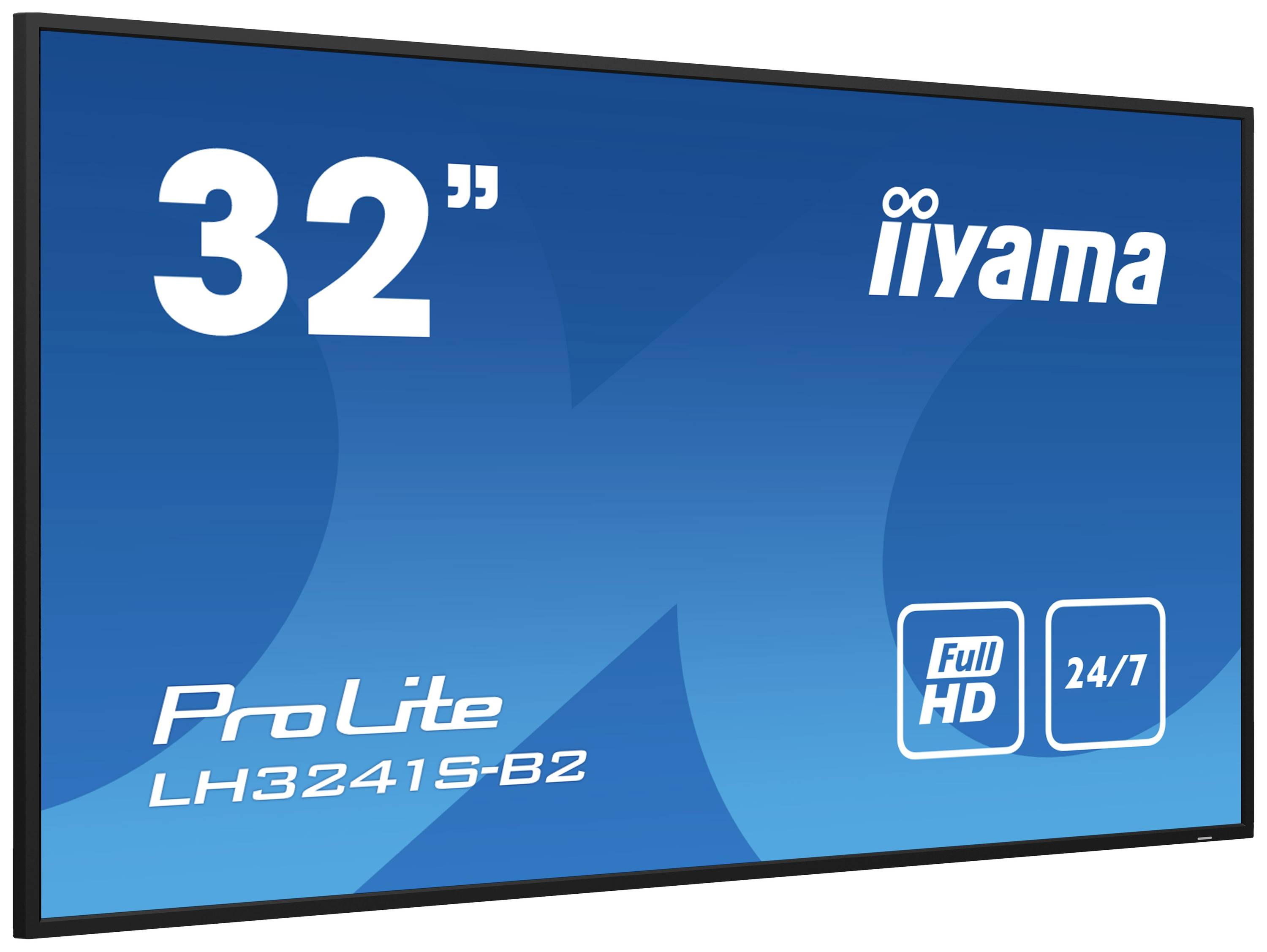 32-inčni iiyama ProLite monitor LH3241S-B2 u Full HD rezoluciji, pogodan za neprekidni 24/7 rad.