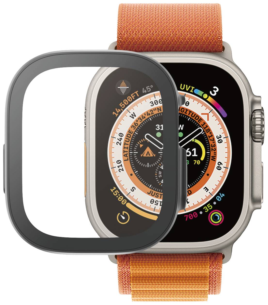 PanzerGlass Sonstiges Wearable-Zubehör zaštitno staklo zaslona Apple 1 St. otporan na ogrebotine 3691-0