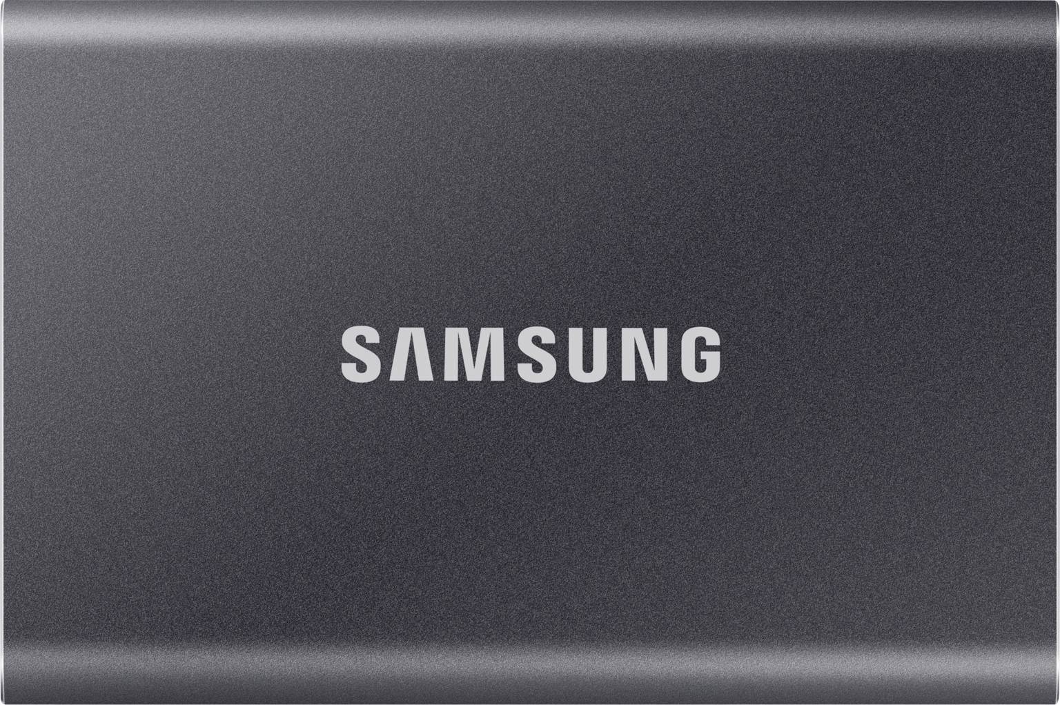 Prijenosni SSD disk Samsung u crnoj boji.