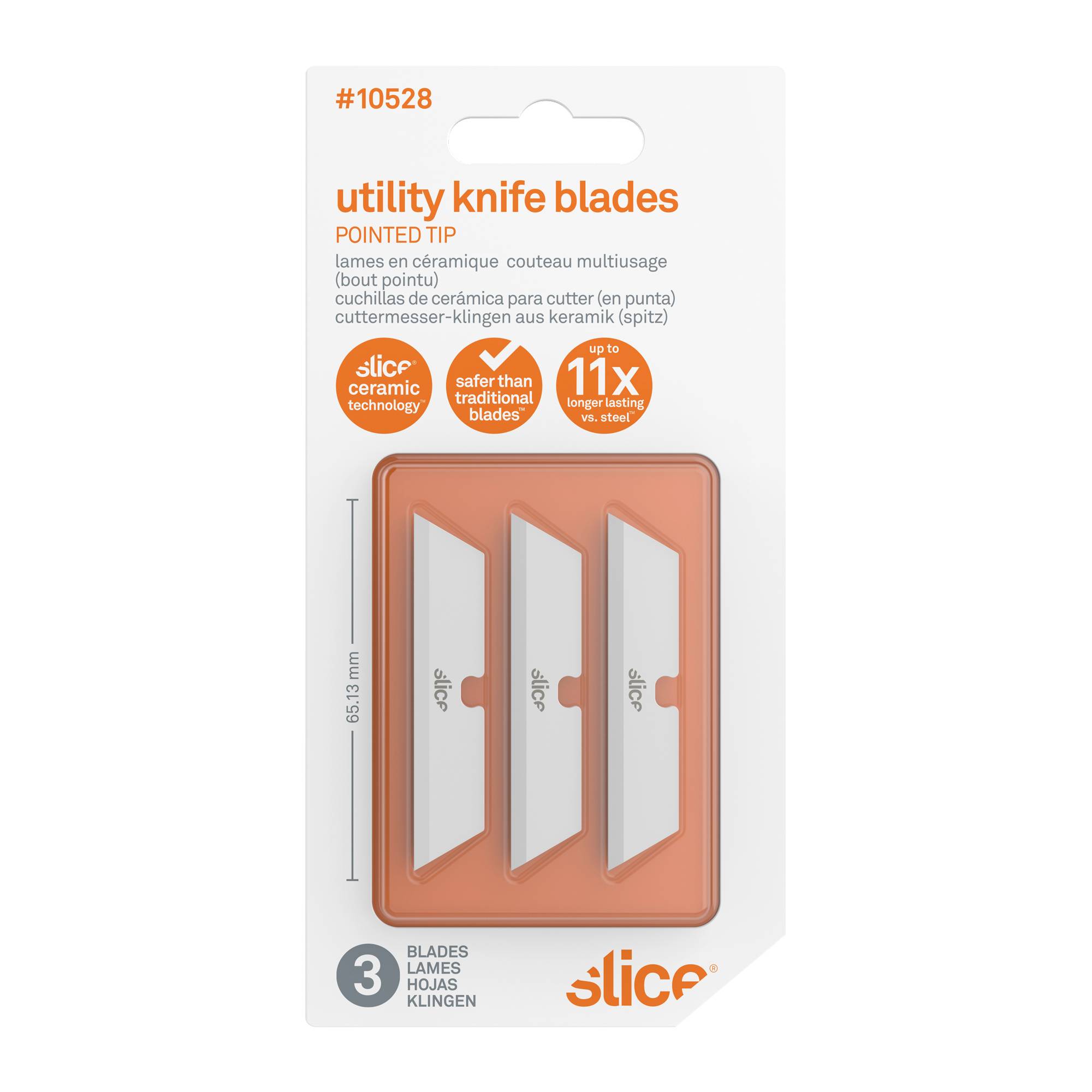 Slice 10528 Kvalitetni nož, rezač 3 St.-1