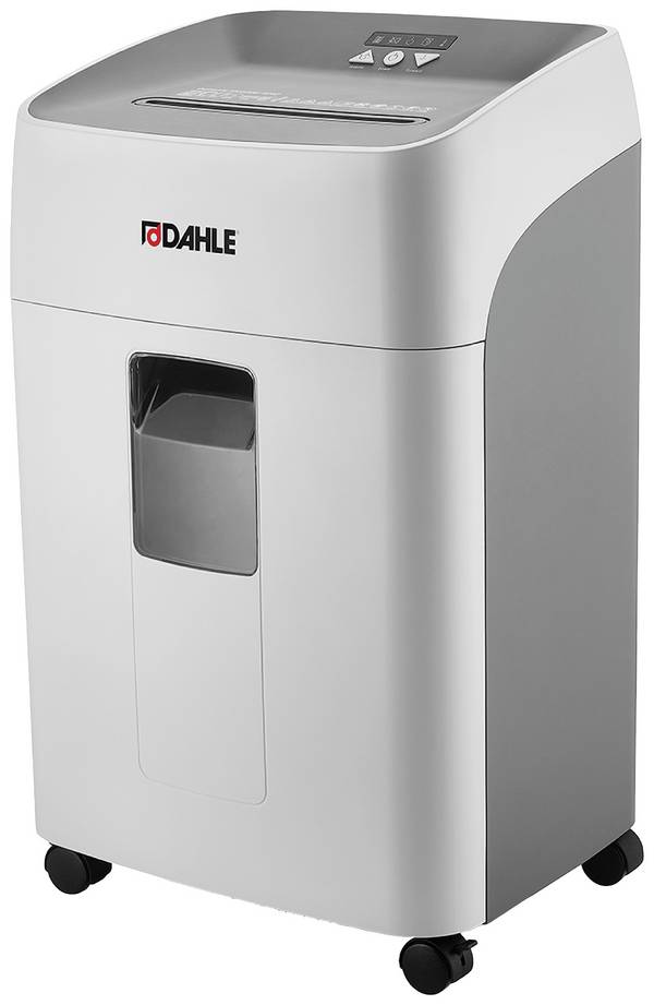 Dahle 404P DESKSIDE, P-4 uništavač dokumenata 21 list rezanje na komade 4 x 35 mm P-4 40 l Uništava također cd, DVD, uredske spajalice, kreditne kartice