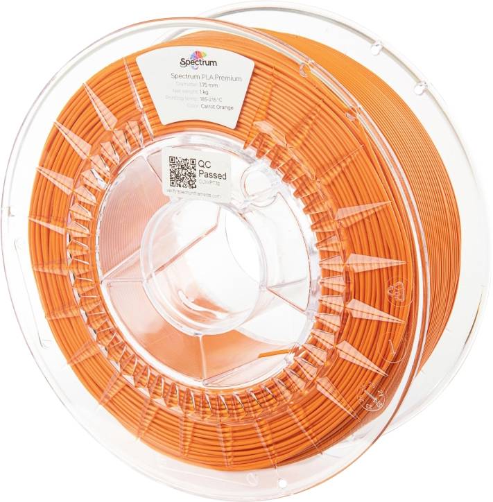 Spectrum Filaments 80040 PLA Premium Filament PLA kunststof 1.75 mm 1000 g Carrot Orange, Oranje 1 stuk(s)