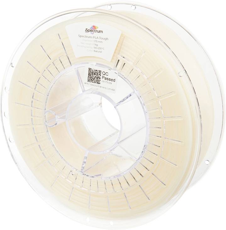 Spectrum Filaments 80201 PLA Tough Filament Tough PLA Slagvast 1.75 mm 1000 g Naturel, Natuur Tough 1 stuk(s)