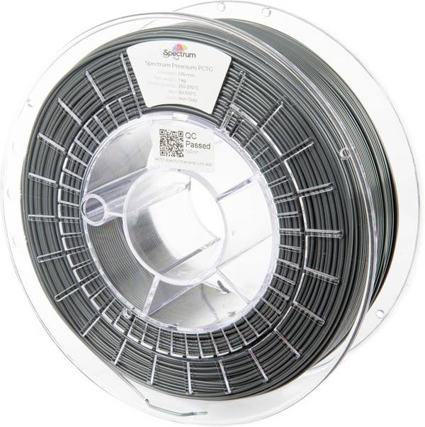 Spectrum Filaments 80659 Premium PCTG 3D pisač filament PCTG kemijski otporan, siromašan miris 1.75 mm 1000 g željezno siva, siva  1 St.