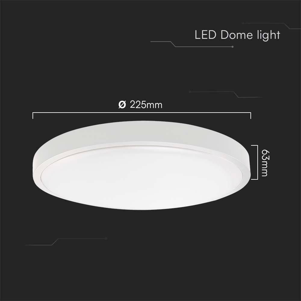 V-TAC 76151 VT-8618W-RD-N LED vanjsko zidno svjetlo LED LED Energetska učinkovitost 2021: F (A - G) 18 W bijela-4