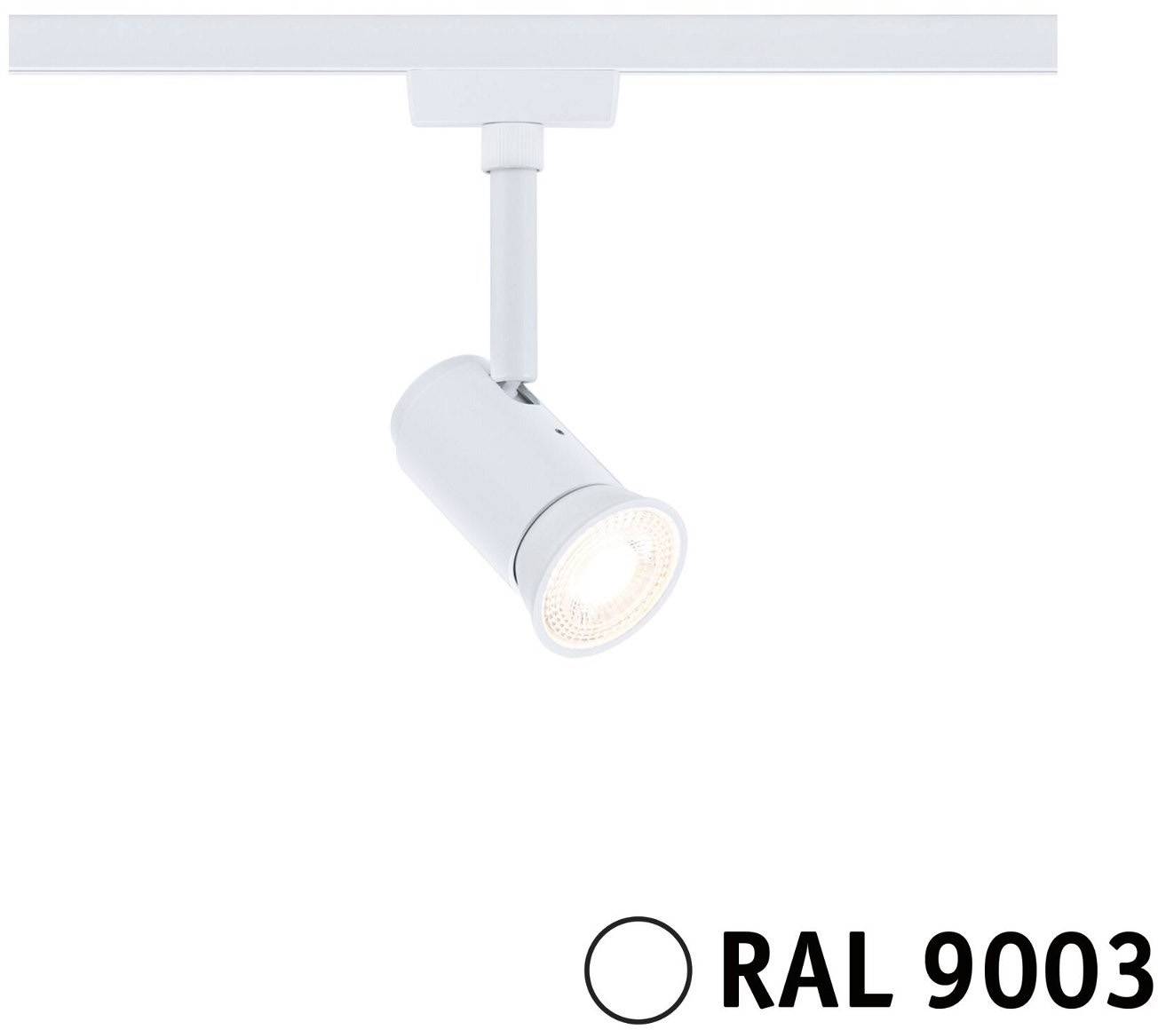 Bijeli (RAL 9003) okretni stropni reflektor koji usmjerava svjetlo prema dolje. Idealan za ciljano osvjetljenje prostora.