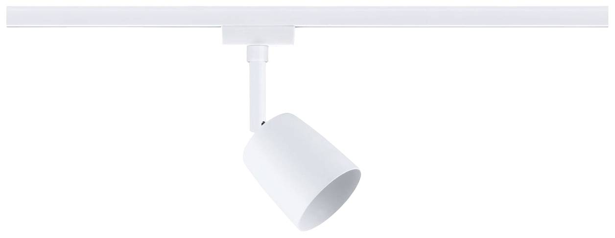 Jednostavni, bijeli sustav tračnica s podesivom glavom lampe. Idealan za usmjereno osvjetljenje u unutarnjim prostorima.