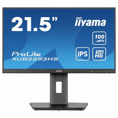 Računalni zaslon s natpisom "21,5" ProLite XUB2293HS". Karakteristike: 100 Hz, IPS, Full HD, marka: Iiyama.