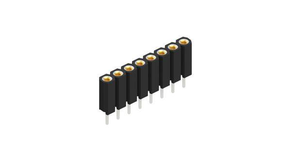 Fischer Elektronik Female header (precisie) Aantal rijen: 1 10026651 10 stuk(s)