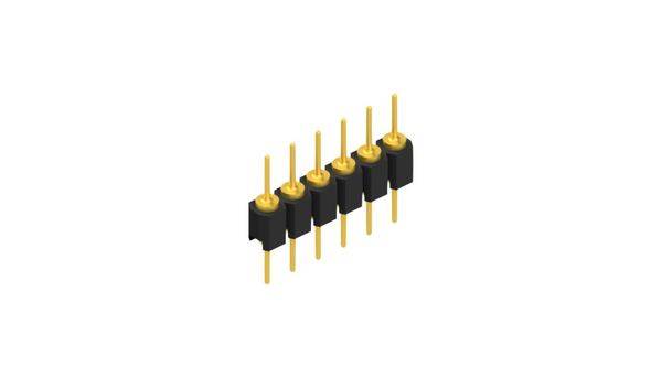 Fischer Elektronik Male header (precisie) Aantal rijen: 1 10040115 10 stuk(s)