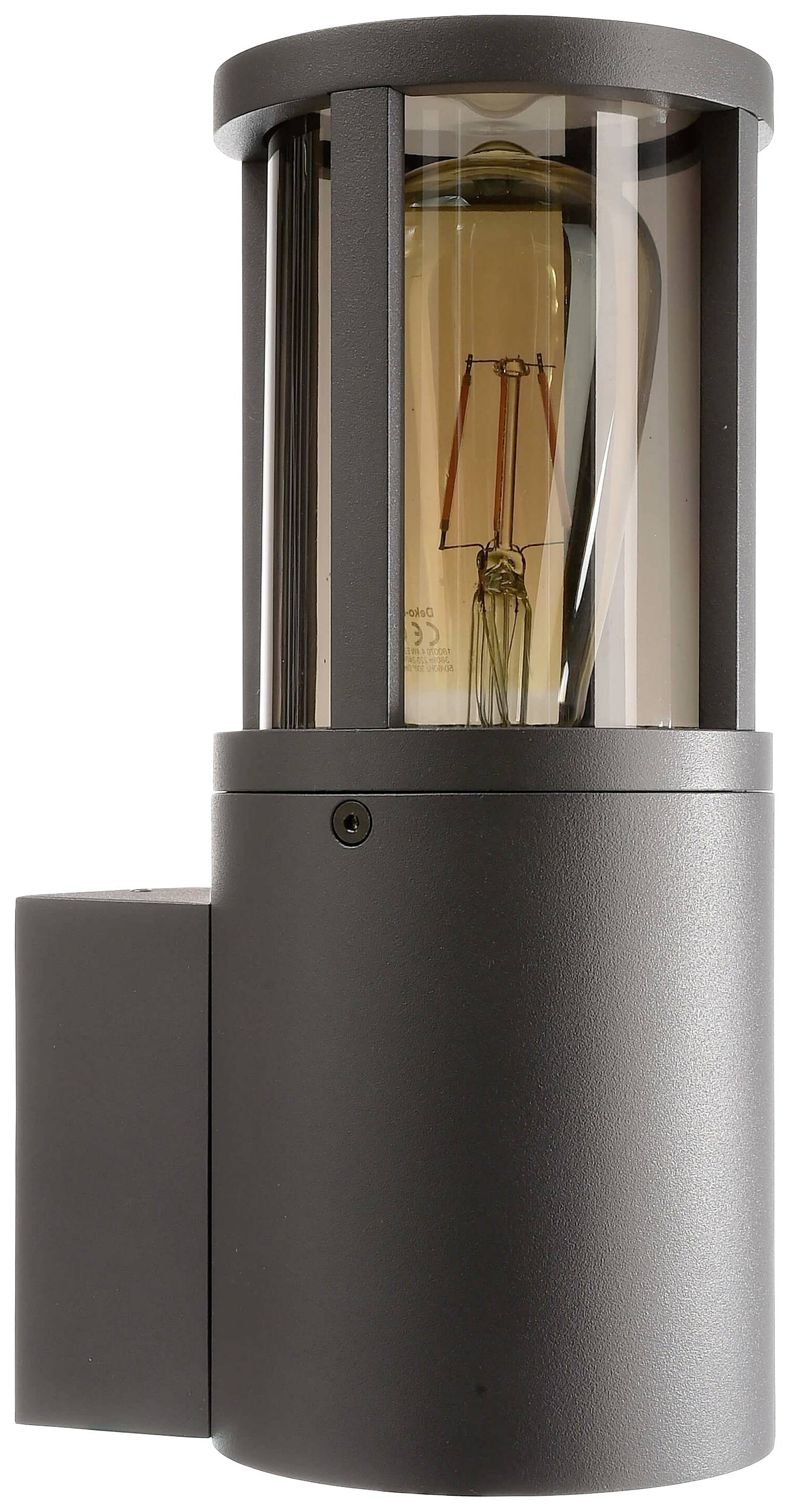 Deko Light Facado II 731153 Wandopbouwarmatuur E27 20 W Donkergrijs