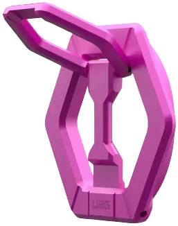 Rosa, šesterokutni otvarač za boce s ergonomskim dizajnom, pogodan za upotrebu na otvorenom.