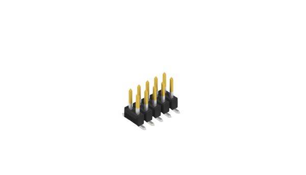 Fischer Elektronik Male header (standaard) Aantal rijen: 2 10049191 10 stuk(s)