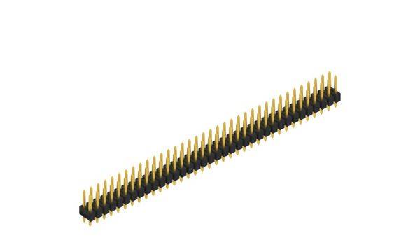 Fischer Elektronik Male header (standaard) Aantal rijen: 2 10053350 10 stuk(s)