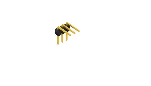 Fischer Elektronik Male header (standaard) Aantal rijen: 1 10056117 10 stuk(s)