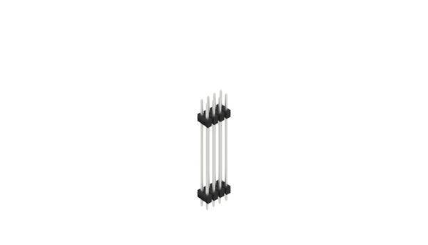 Fischer Elektronik Male header (standaard) Aantal rijen: 2 10057641 10 stuk(s)