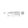 BERNSTEIN Tools for Electronics 1/4" (6.3 mm)