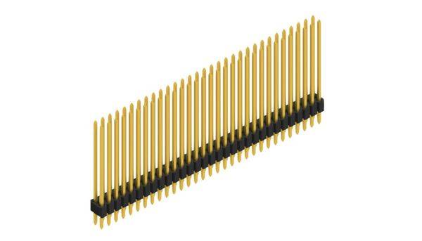 Fischer Elektronik standardna letva s muškim kontaktima Broj redova: 2 SLVW413062G 10 St.-0