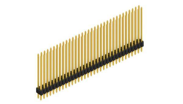 Fischer Elektronik standardna letva s muškim kontaktima Broj redova: 2 SLVW413066G 10 St.-0