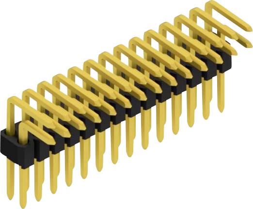 Fischer Elektronik standardna letva s muškim kontaktima Broj redova: 2 SLVW4KA03628G 10 St.-0