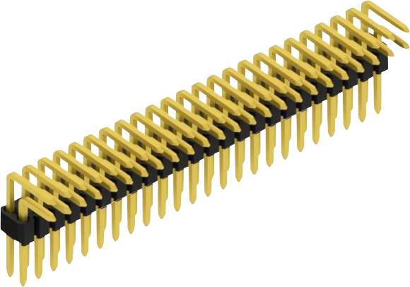 Fischer Elektronik standardna letva s muškim kontaktima Broj redova: 2 SLVW4KA03648G 10 St.-0