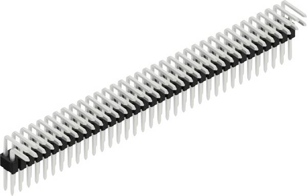 Fischer Elektronik standardna letva s muškim kontaktima Broj redova: 2  SLVW4KA03670Z 10 St.