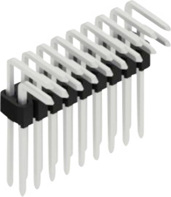 Fischer Elektronik standardna letva s muškim kontaktima Broj redova: 2  SLVW4KA06018Z 10 St.