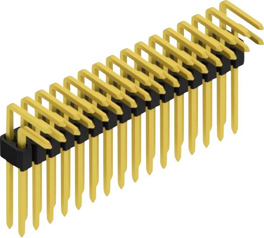 Fischer Elektronik standardna letva s muškim kontaktima Broj redova: 2 SLVW4KA06032G 10 St.-0