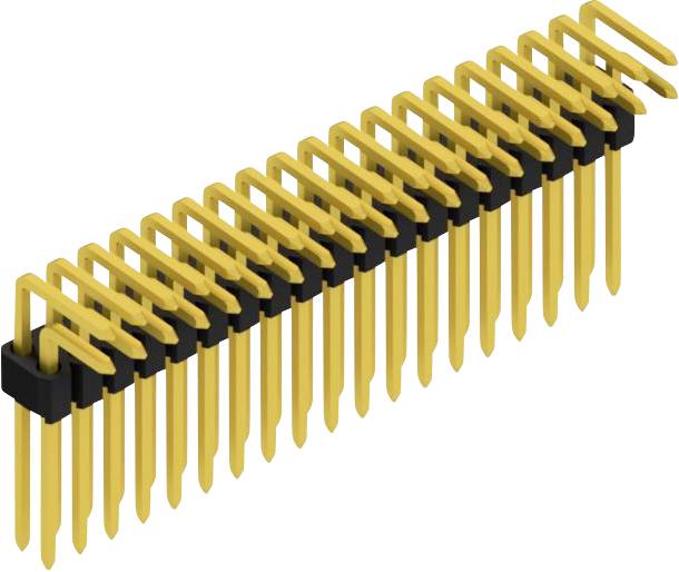 Fischer Elektronik standardna letva s muškim kontaktima Broj redova: 2 SLVW4KA06038G 10 St.-0